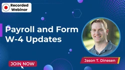 Payroll and Form W-4 Updates