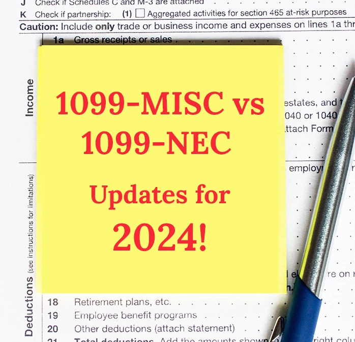 1099-MISC vs 1099-NEC: Key Compliance Updates for 2024!