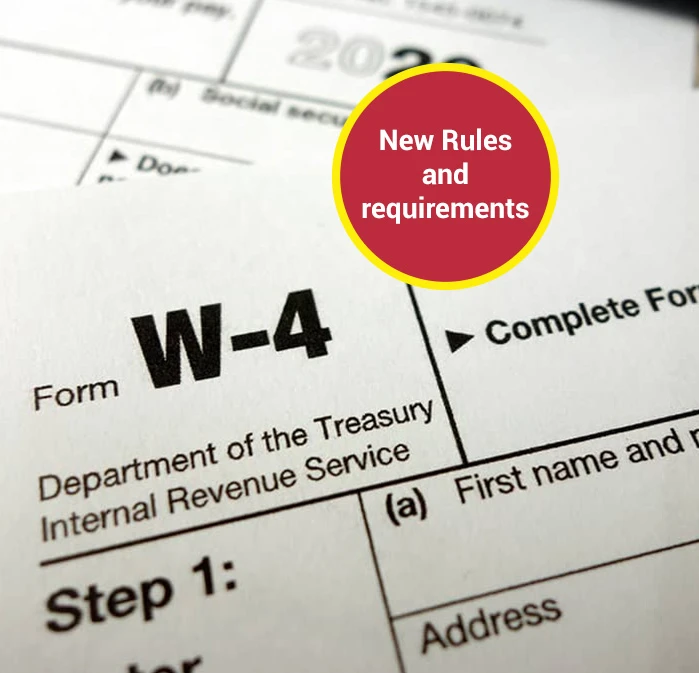 Form W-4 Updates 2026 - IRS Rules and Requirements