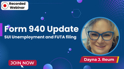 Form 940 Update: SUI Unemployment and FUTA filing