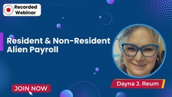 Resident & Non-Resident Alien Payroll