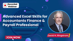 Advanced Excel Skills for Accountants Finance & Payroll Professional