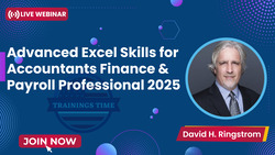 Advanced Excel Skills for Accountants Finance & Payroll Professional 2025